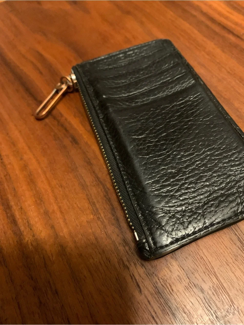 Kenzo leather men’s zip wallet